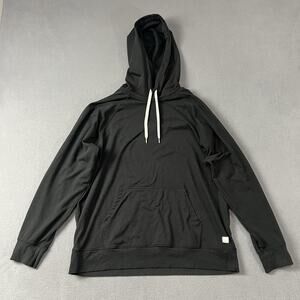 Vuori Hoodie Womens Size Small Black Halo Oversized Sweatshirt Pullover